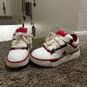 Amir' Red and White Sneakers